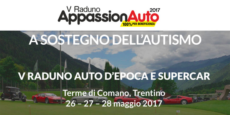 Trentino: Appassionauto, il raduno super car a sostegno dell’autismo